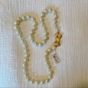 NWT Kate Space All Wrapped Up Long Pearl Necklace